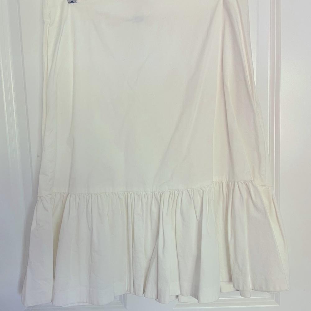 White Sitwell skirt from Anthropologie.  Worn once.  Size 8.